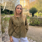 Blouse brodée en voile de coton Havanna 