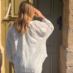 Blouse courte ajourée Ornella 