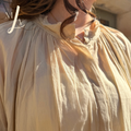 Blouse en voile de coton femme Norah bohème détail