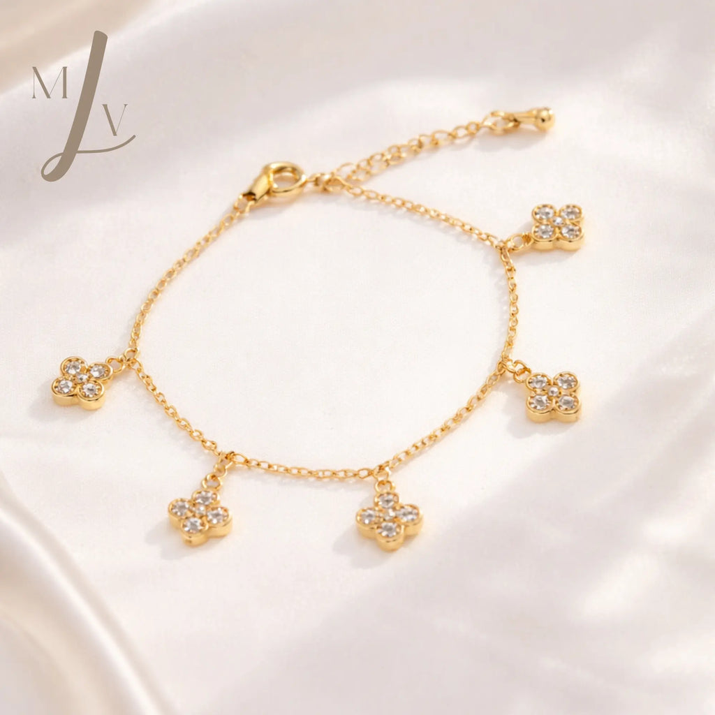 Bracelet Flora doré