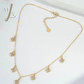 Collier Flora doré