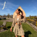 Gilet court bohème ajouré Amalia Esprit léger