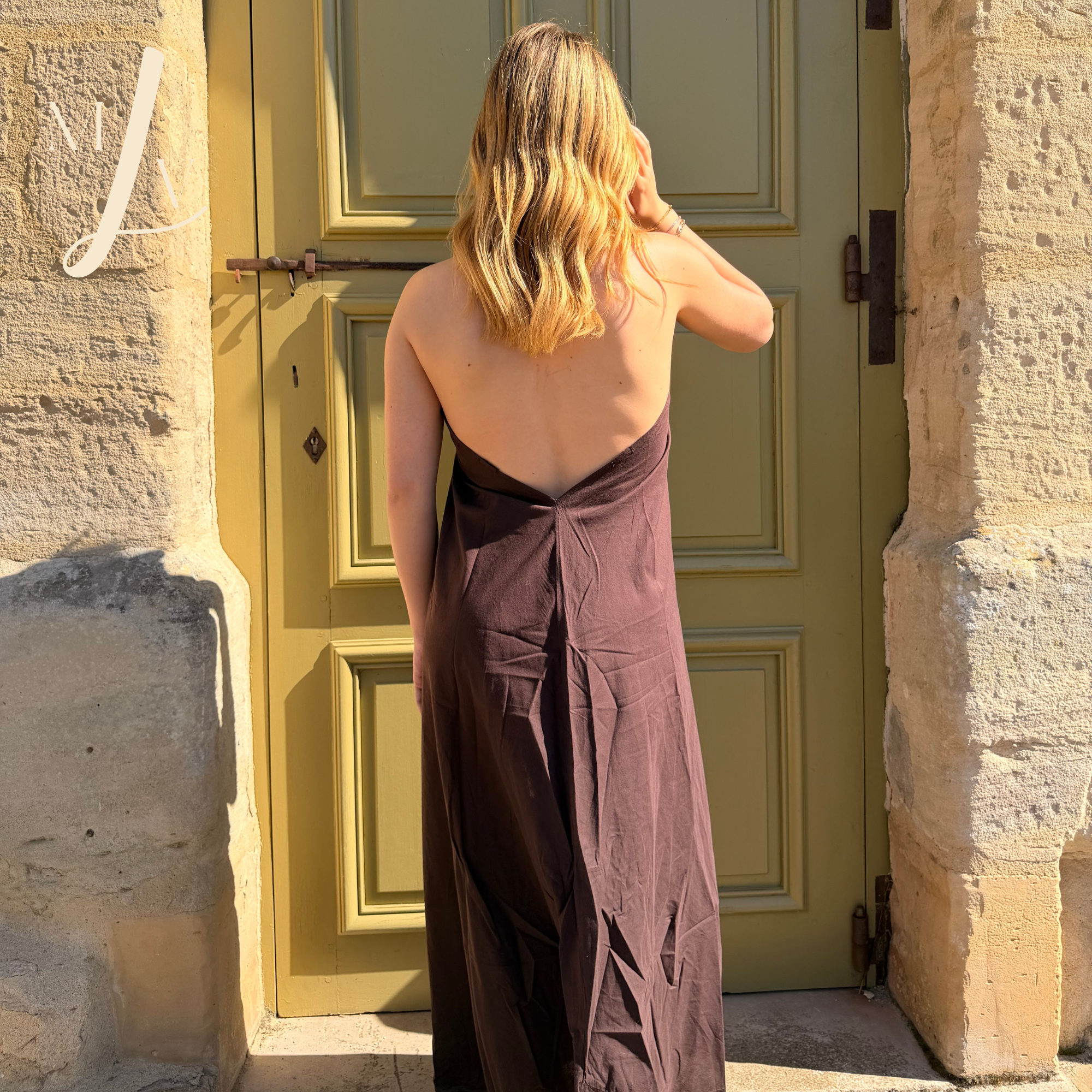 Robe longue dos nu Paola dos