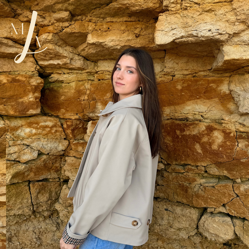 Veste Palma trench beige