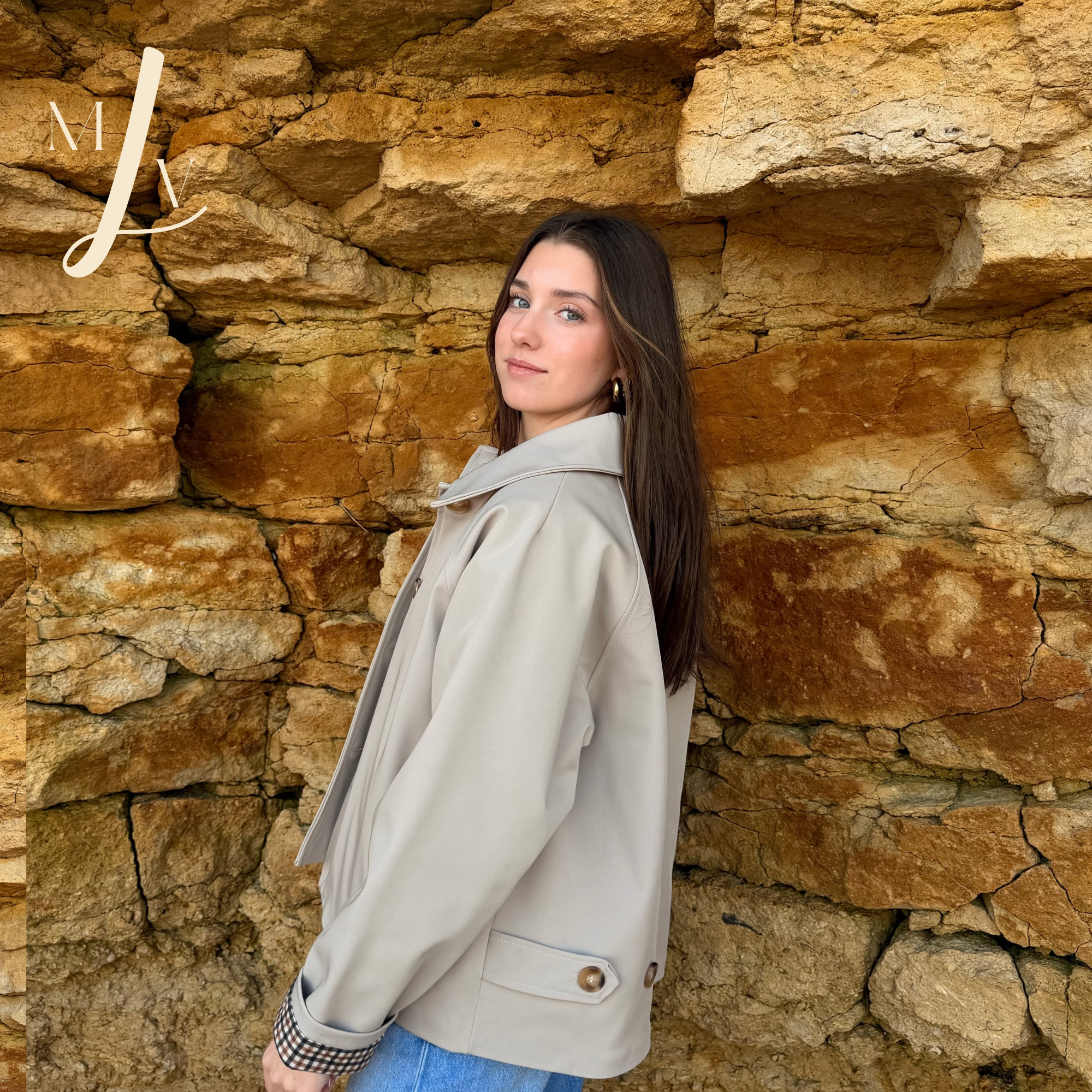 Veste Palma trench beige