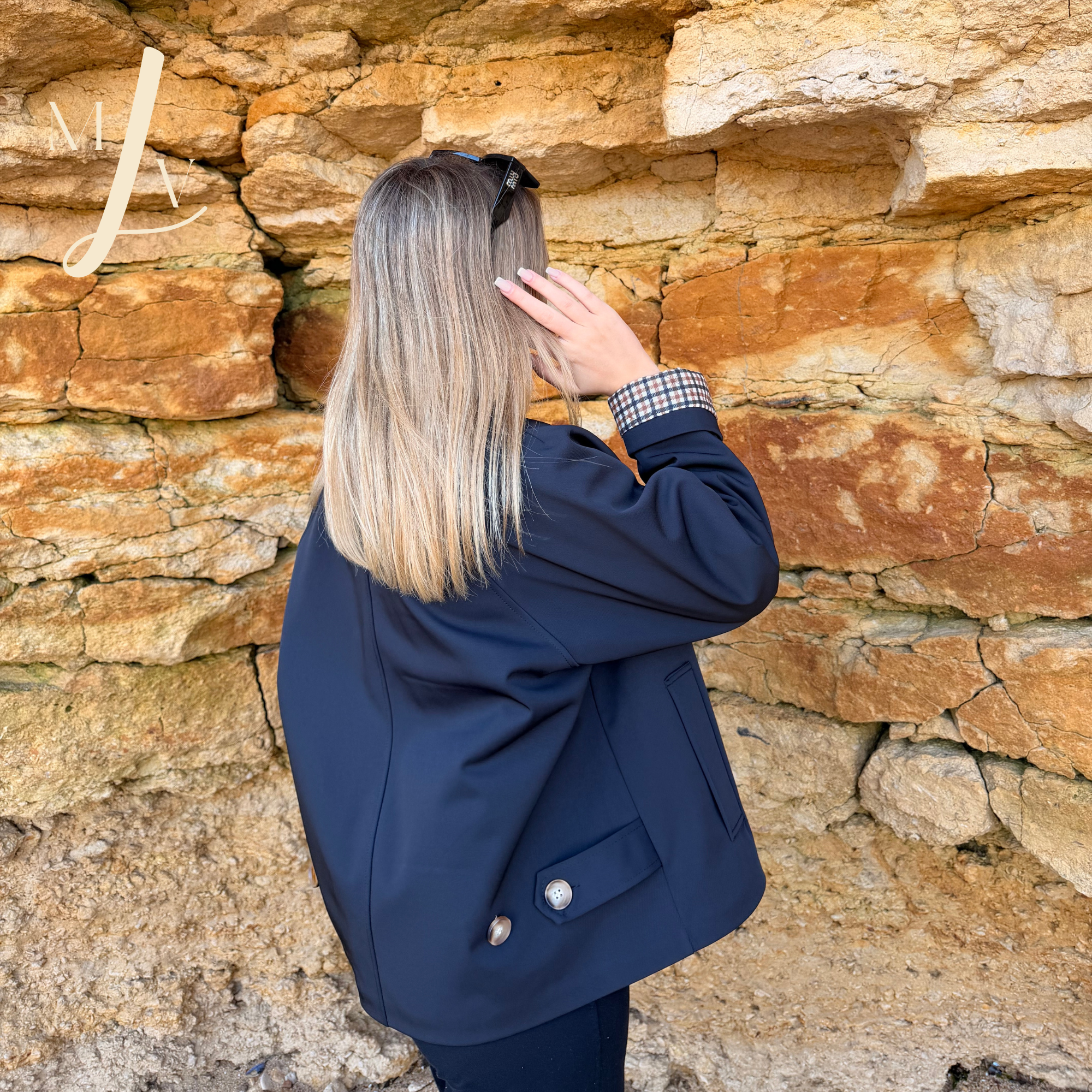 Veste Palma trench noir